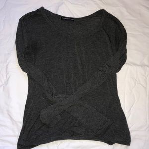 Brandy Melville Grey Long Sleeve Tee